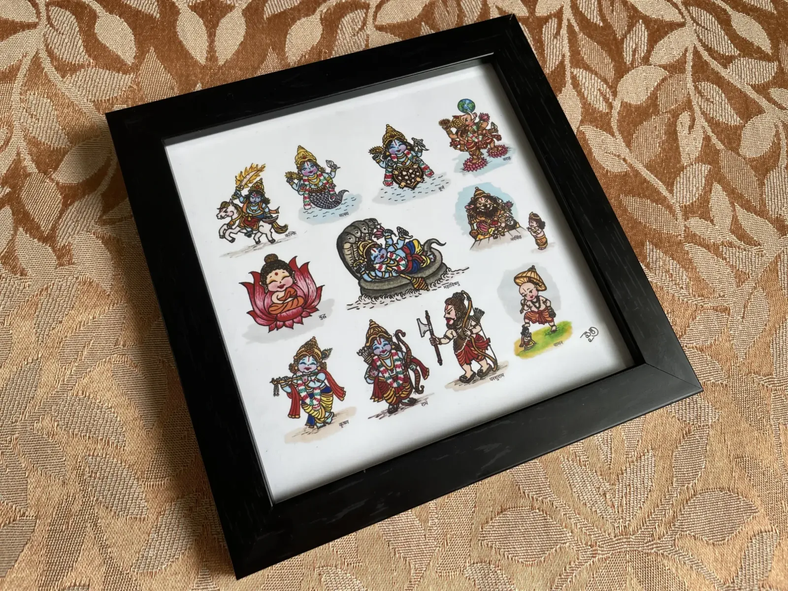 Dashavatar framed